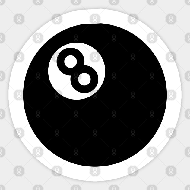 billiards billiard billard 8 ball Sticker by FromBerlinGift